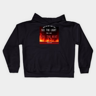 Make them Feel the Heat Artistic Reagan Quote Kids Hoodie